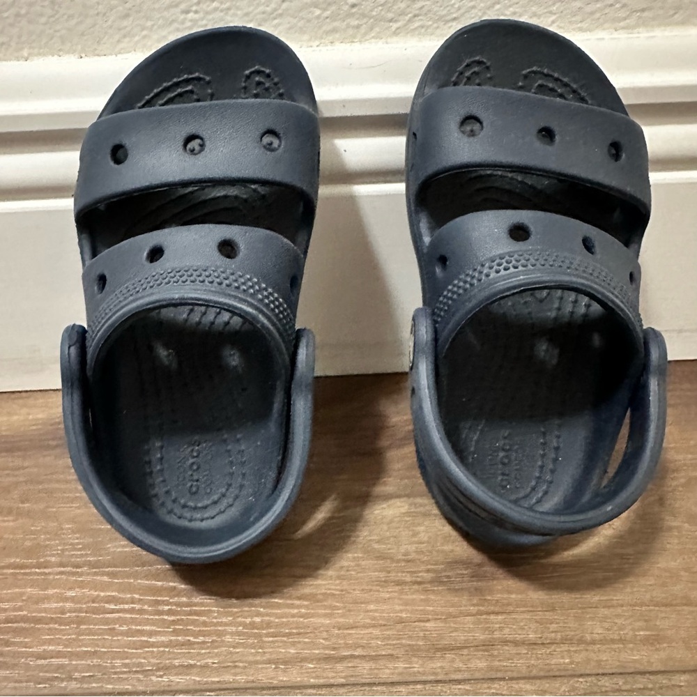 Kids Navy Blue Sandal Crocs